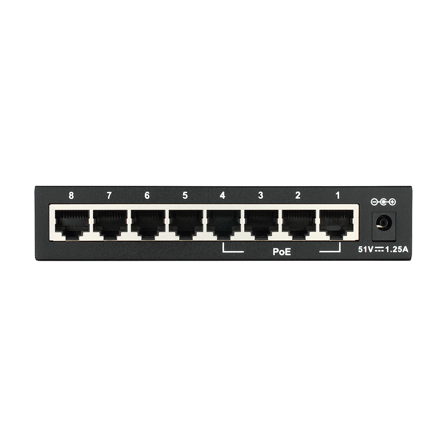 SWITCH 8 portni D-LINK POE, DES-1008PA