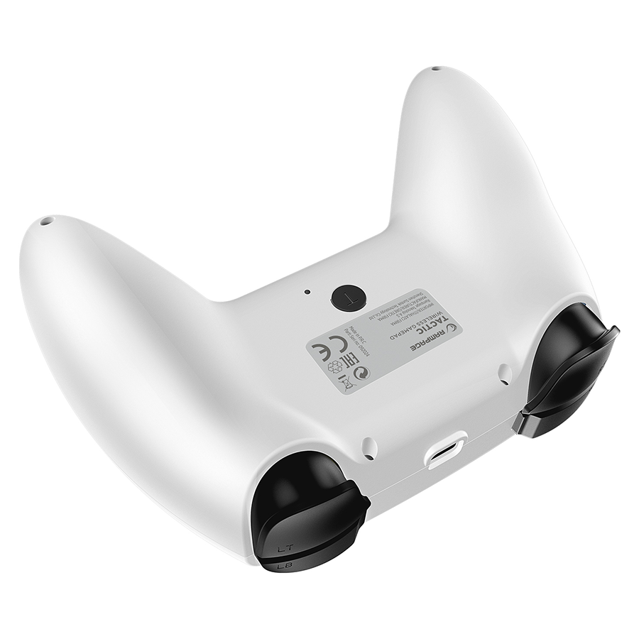 Game Pad gaming RAMPAGE Snopy Tactic White Bluetooth Dual Vibration PS4 Gamepad Joypad, 40929