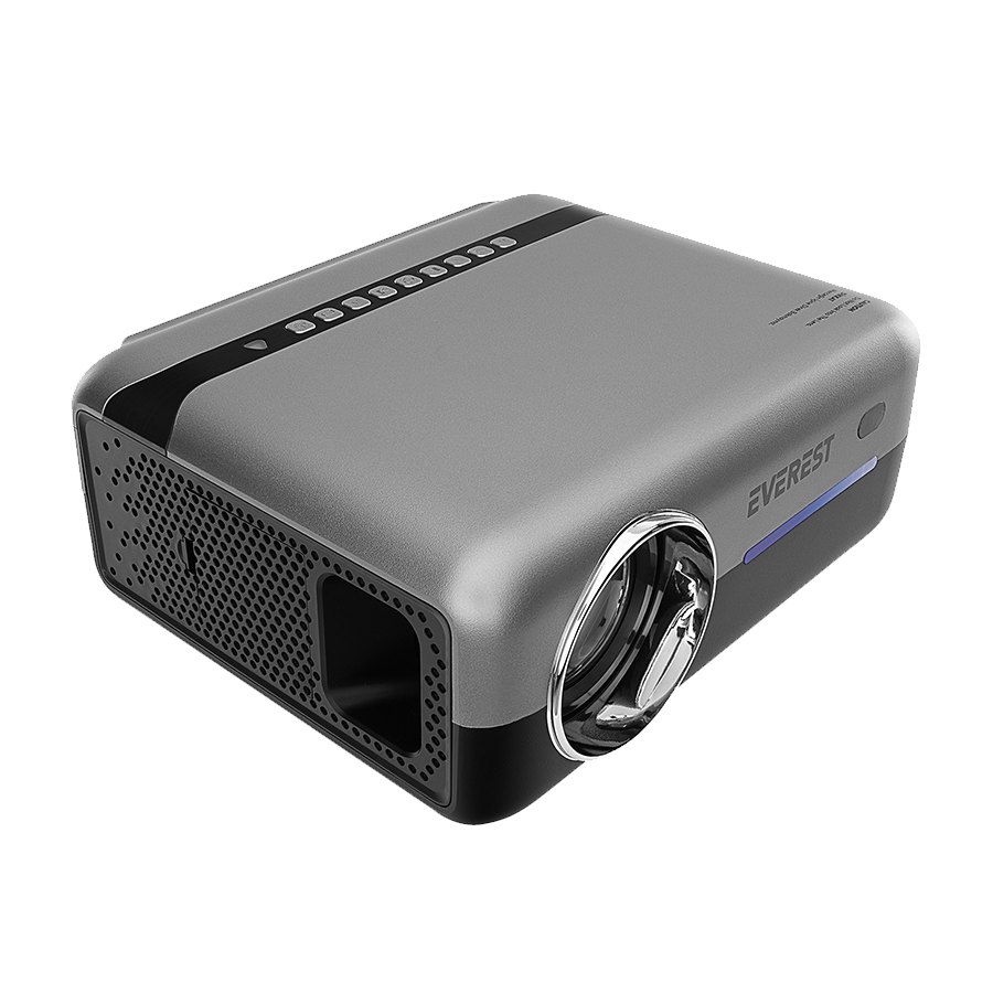 Projektor EVEREST PJ03 Upper Pro Gray/Black Tripod 1920*1080p 8000 lumen Android 9.0 Screen Reflected Full HD Projection Device, 39090