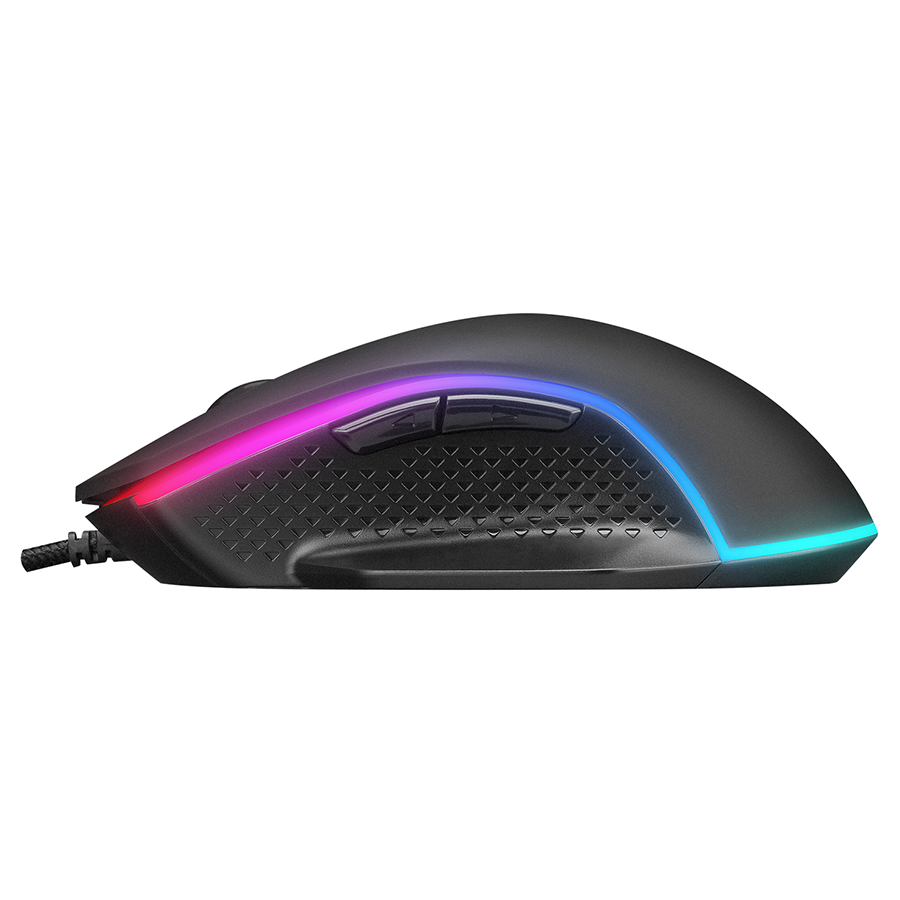 Miš gaming Everest Everest RAGE-X2 Usb Black 800/1600/3200/4800/6400 DPI,, 7D, Sunplus 199 Gaming Mouse, 35122