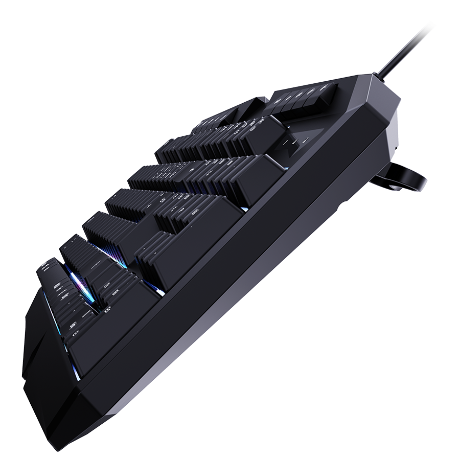 Tastatura SPEEDLINK LUDICIUM RGB Rainbow Gaming Keyboard, black - US Layout, SL-670004-BK-US