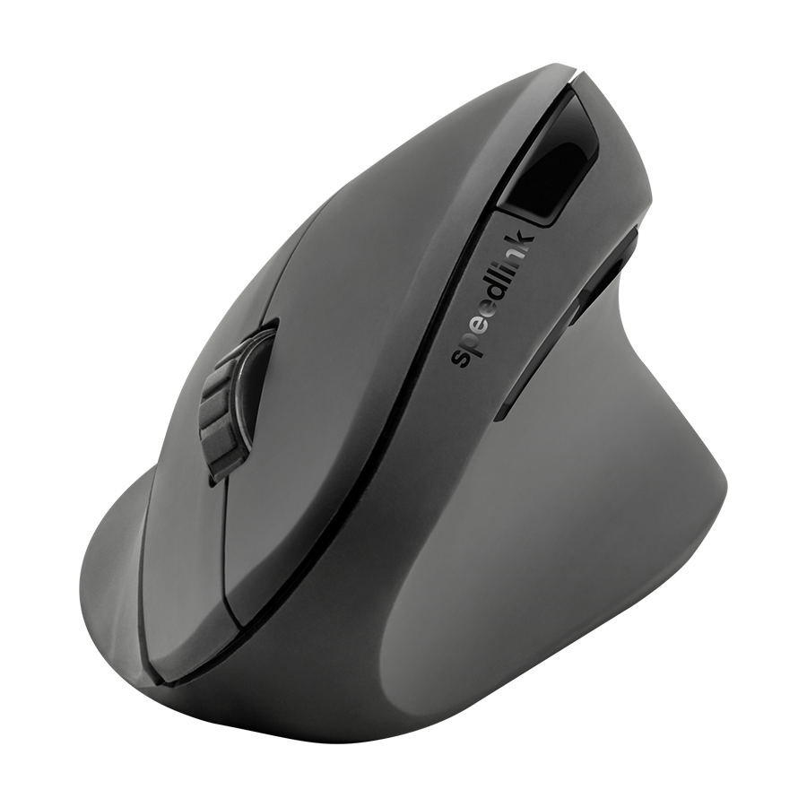 Miš SPEEDLINK PIAVO Ergonomic Vertical Mouse - Wireless, rubber-black, SL-630019-RRBK