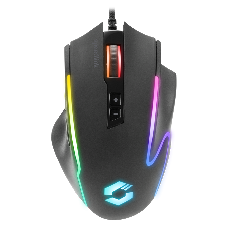 Miš SPEEDLINK DECUS NX RGB Gaming Mouse, rubber-black SL-680024-RRBK