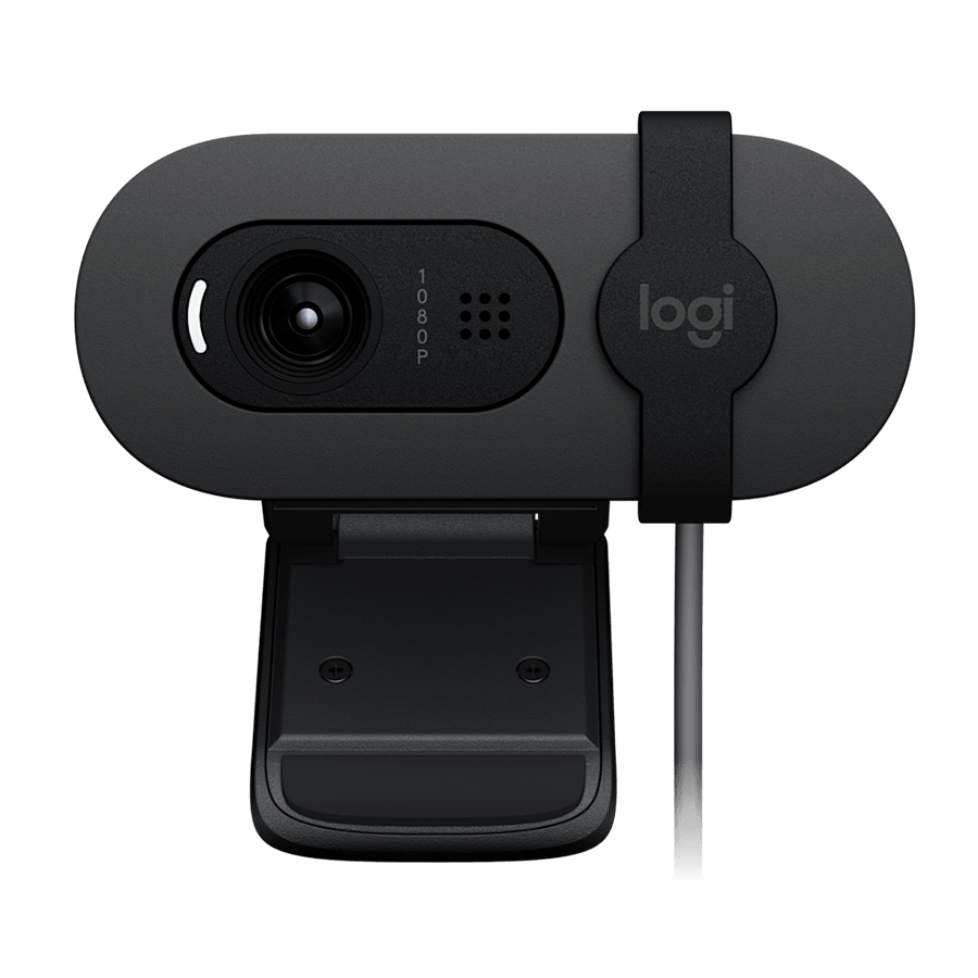 WEB camera LOGITECH Brio 100, USB Black, 1920x1080, 960-001585