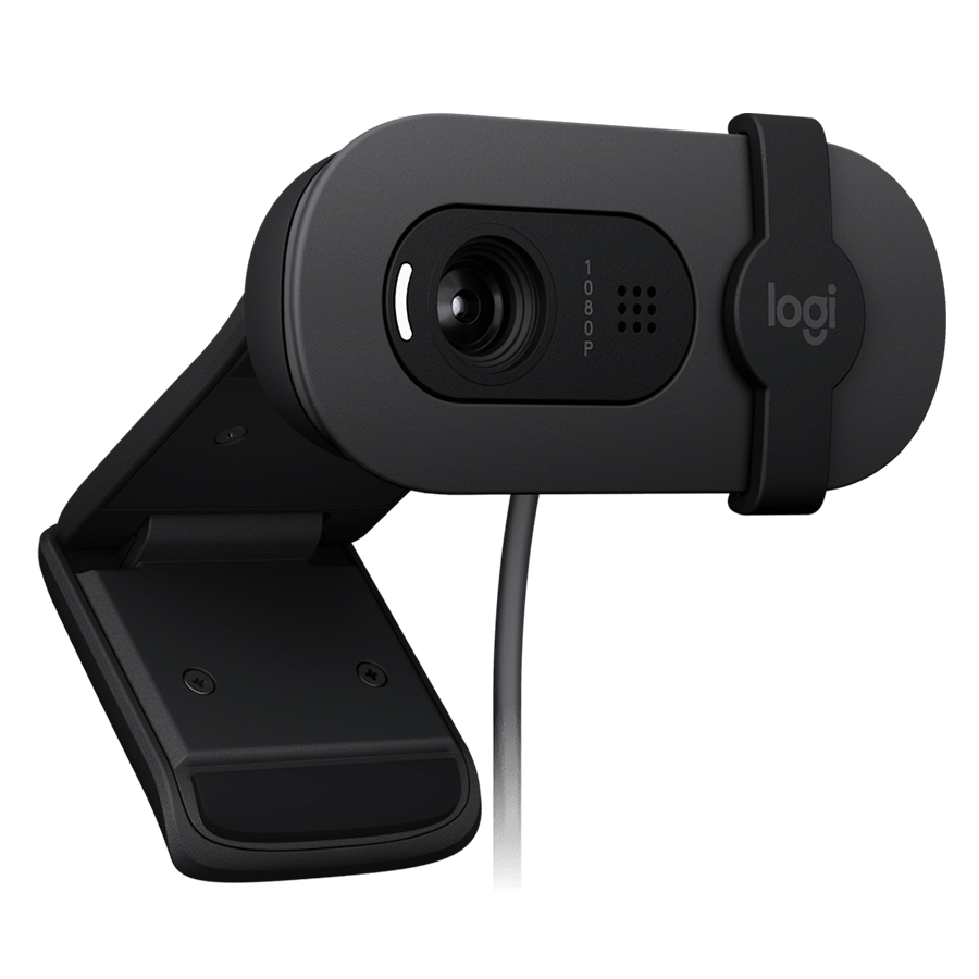 WEB camera LOGITECH Brio 100, USB Black, 1920x1080, 960-001585