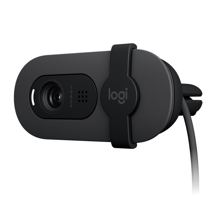 WEB camera LOGITECH Brio 100, USB Black, 1920x1080, 960-001585
