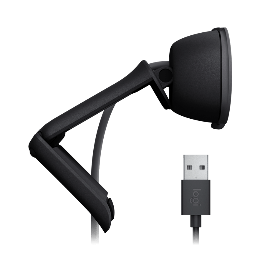 WEB camera LOGITECH Brio 100, USB Black, 1920x1080, 960-001585