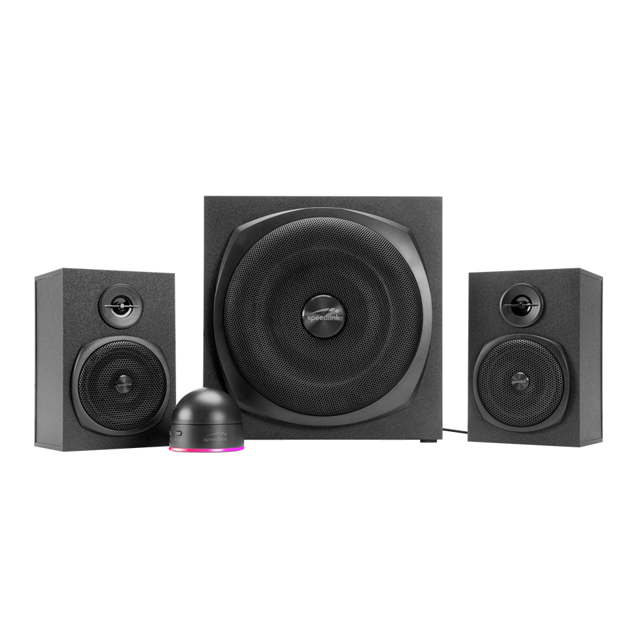 Zvučnici 2.1 SPEEDLINK GRAVITY LT 2.1 Subwoofer System, black, SL-820009-BK