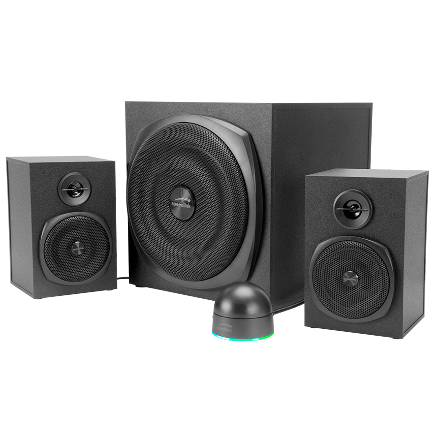 Zvučnici 2.1 SPEEDLINK GRAVITY LT 2.1 Subwoofer System, black, SL-820009-BK