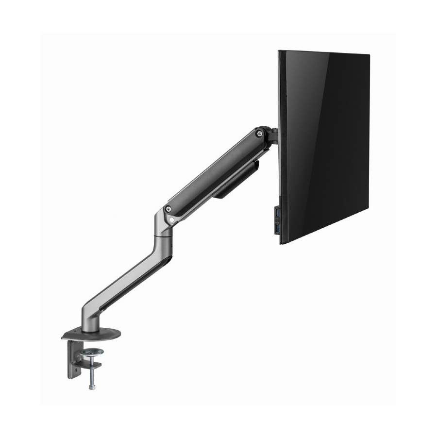 NOSAČ ZA MONITOR GEMBIRD MA-DA1-05, montaža na stol, (tilting, swivel), 17”-32”, up to 9 kg