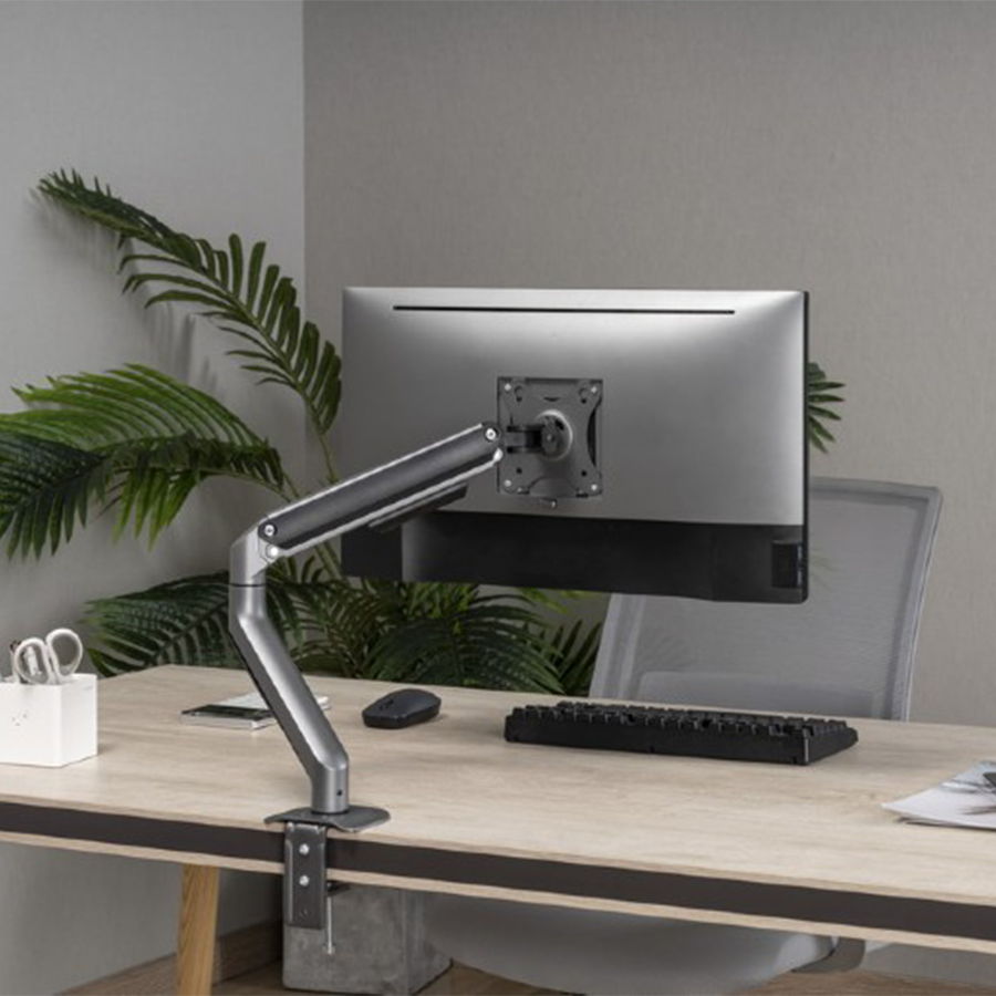 NOSAČ ZA MONITOR GEMBIRD MA-DA1-05, montaža na stol, (tilting, swivel), 17”-32”, up to 9 kg