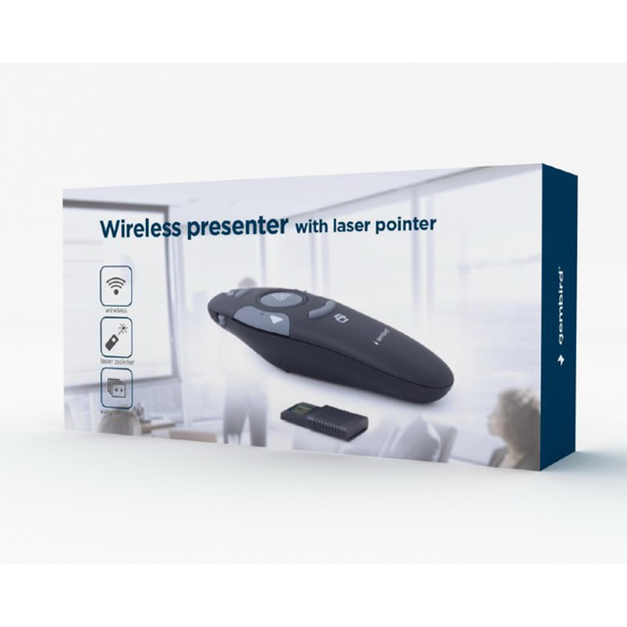 Prezenter + red laser pointer GEMBIRD WP-L-11