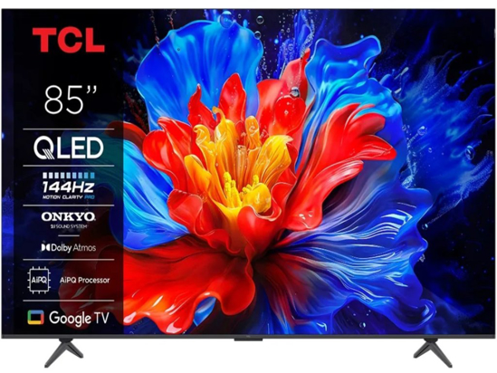 Picture of TCL 85"P8K 4K QLED TV 144HzGoogle TV; Motion Clarity Pro;Game Master; Onkyo 2.1; ( 85P8K ) 