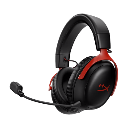 Slušalice sa mikrofonom HyperX Cloud III S Wireless, black-red, A59Z0AA