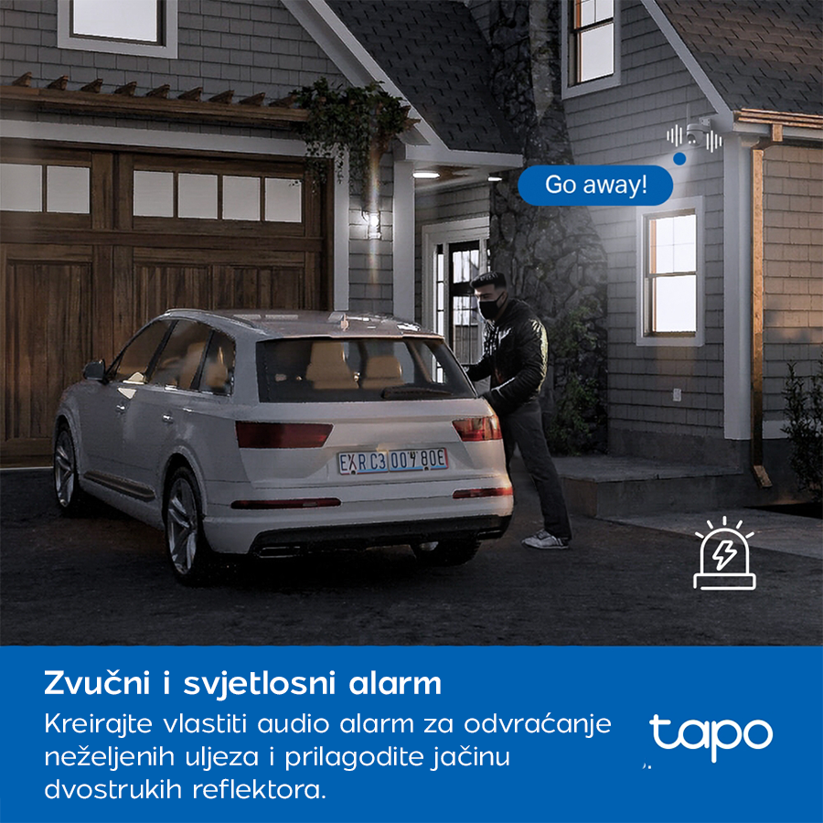 TP-Link Tapo C501GW Outdoor Pan/Tilt 4G LTE Camera, 1080p (1920x1080), 4G LTE, 1 x External Antenna, 1 x PoE Port, Horizontal 360 TAPO-C501GW