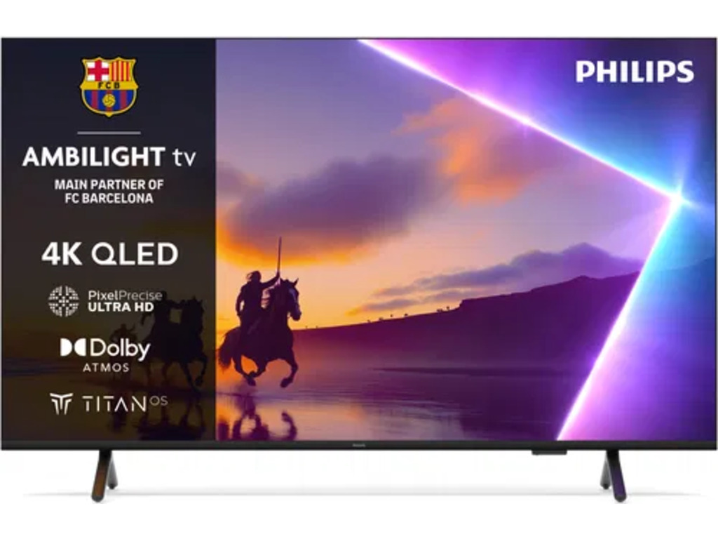Philips 55""PUS8510 4K QledTitan OS; AMBILIGHT TV;Pixel Precise Ultra HD; Dolby Atmos ( 55PUS8510/12