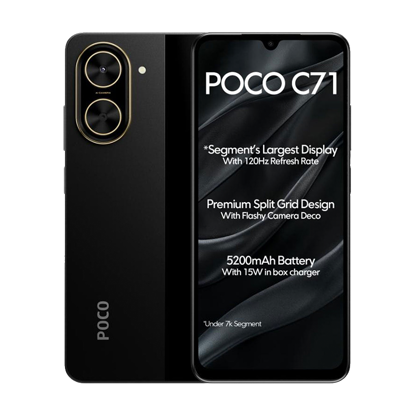 Mobitel Xiaomi Poco C71 4GB 128GB black