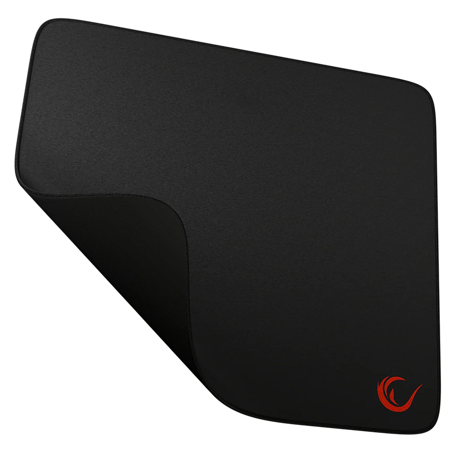 Podloga za miš gaming RAMPAGE BLITZ L 450x400x4mm sewing neutral fabric black gaming mouse pad, 41202