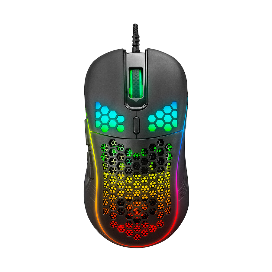 Miš Everest SM-G66 X-HOLE Usb Black 7D Optical 8000dpi LED Illuminated Gaming Mouse