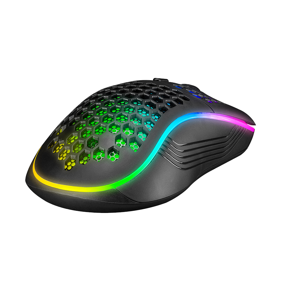 Miš Everest SM-G66 X-HOLE Usb Black 7D Optical 8000dpi LED Illuminated Gaming Mouse