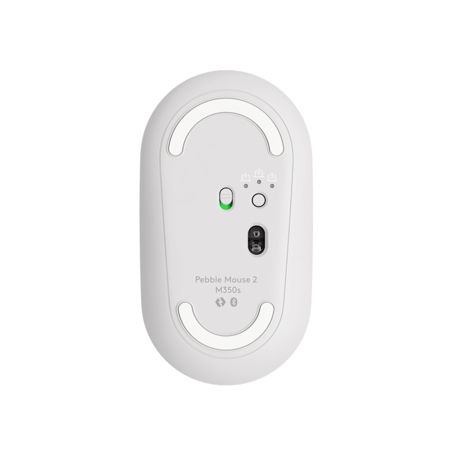 Miš LOGITECH M350s Pebble 2, white, 910-007013