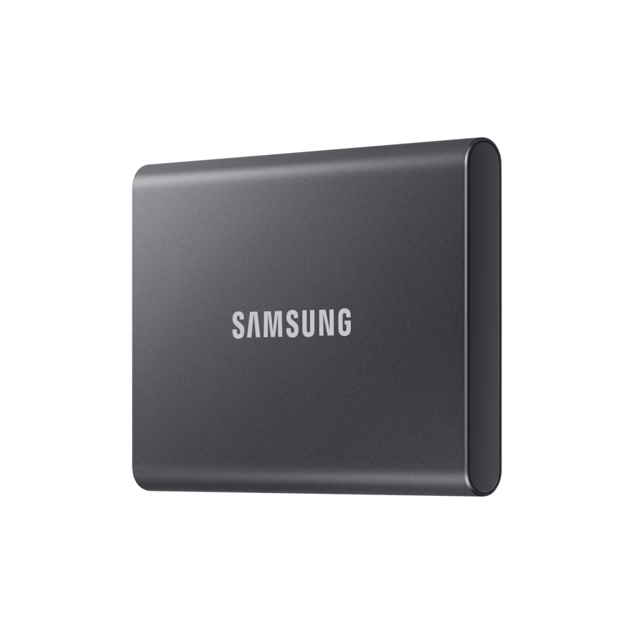 EXT.SSD SAMSUNG Portable T7 1TB USB 3.2 Gen 2 Sequential Read/Write : Up to 1,050MB/sec /Up to 1,000 MB/sec/siva/MU-PC1T0T/WW