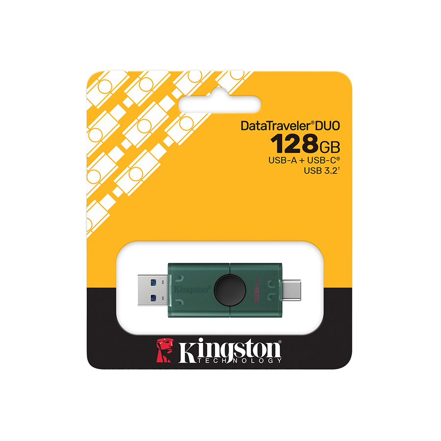 USB Memory stick Kingston DataTraveler Duo 128GB DTDEG2/128GB USB Type-A and USB Type-C USB 3.2 Gen 1