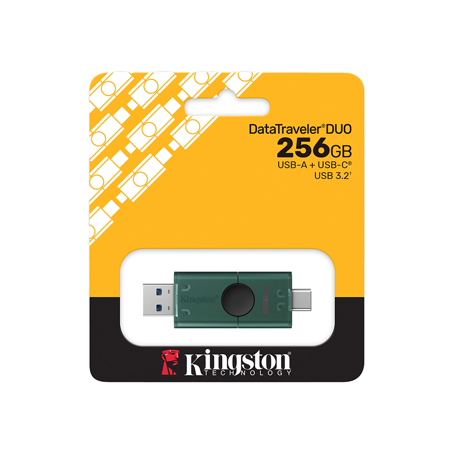 USB Memory stick Kingston DataTraveler Duo 256GB DTDEG2/256GB USB Type-A and USB Type-C USB 3.2 Gen 1