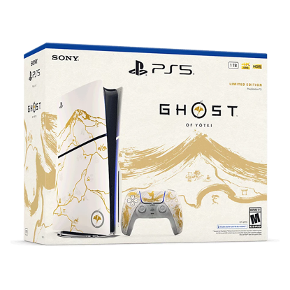 PlayStation 5 Slim D chassis Ghost of Yotei Gold Limited Edition+Game VCH Bundle 1000048368