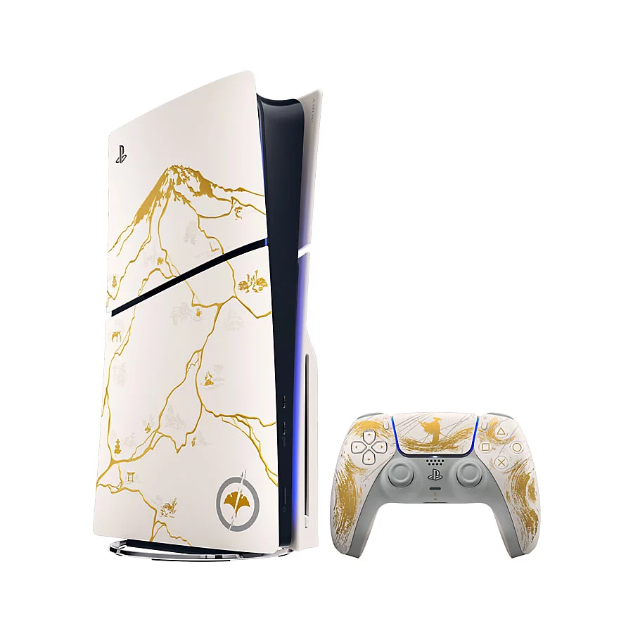 PlayStation 5 Slim D chassis Ghost of Yotei Gold Limited Edition+Game VCH Bundle 1000048368