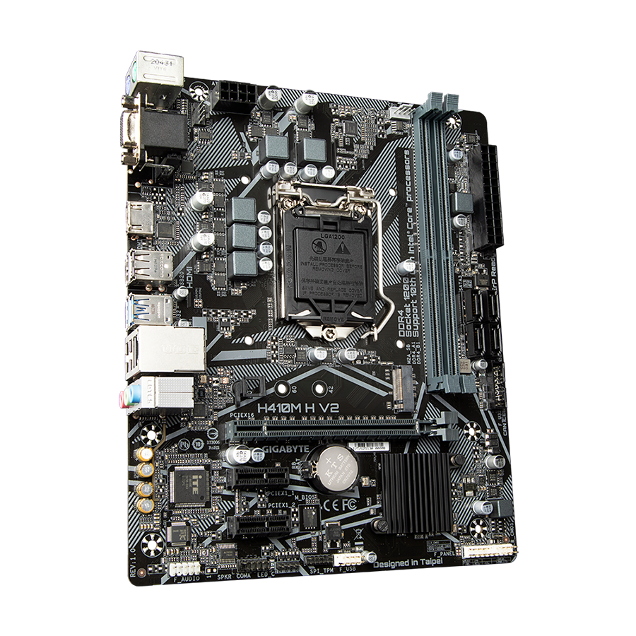 GIGABYTE MB H410M H V2 1.0 Intel H410;LGA1200;2xDDR4 VGA,HDMI,micro ATX