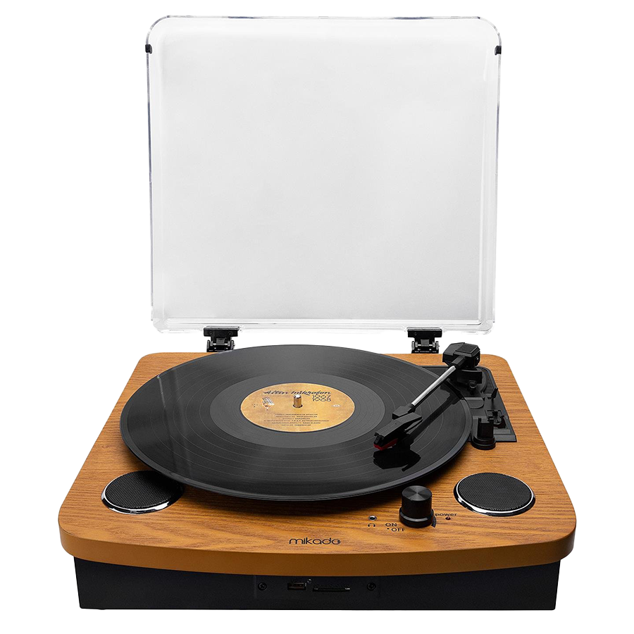 Gramofon Mikado Nostalgia MN-P235 VOYAGER Turntable Wooden USB-BT 3.5mm AUXIN, 35717