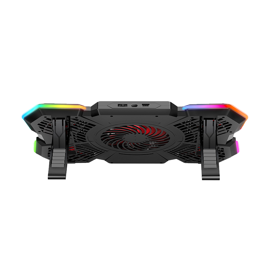 Postolje za notebook gaming Rampage S47 COOLFLOW 5 Pieces Red LED Fan, 10-17", 40526