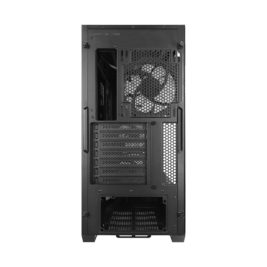 Kućište gaming RAMPAGE CRAFT CRUISER V1 Mesh Tempered Glass Black 4*14cm RGB Fan Hub Controller TYPE-C E-ATX Big-T, 40412