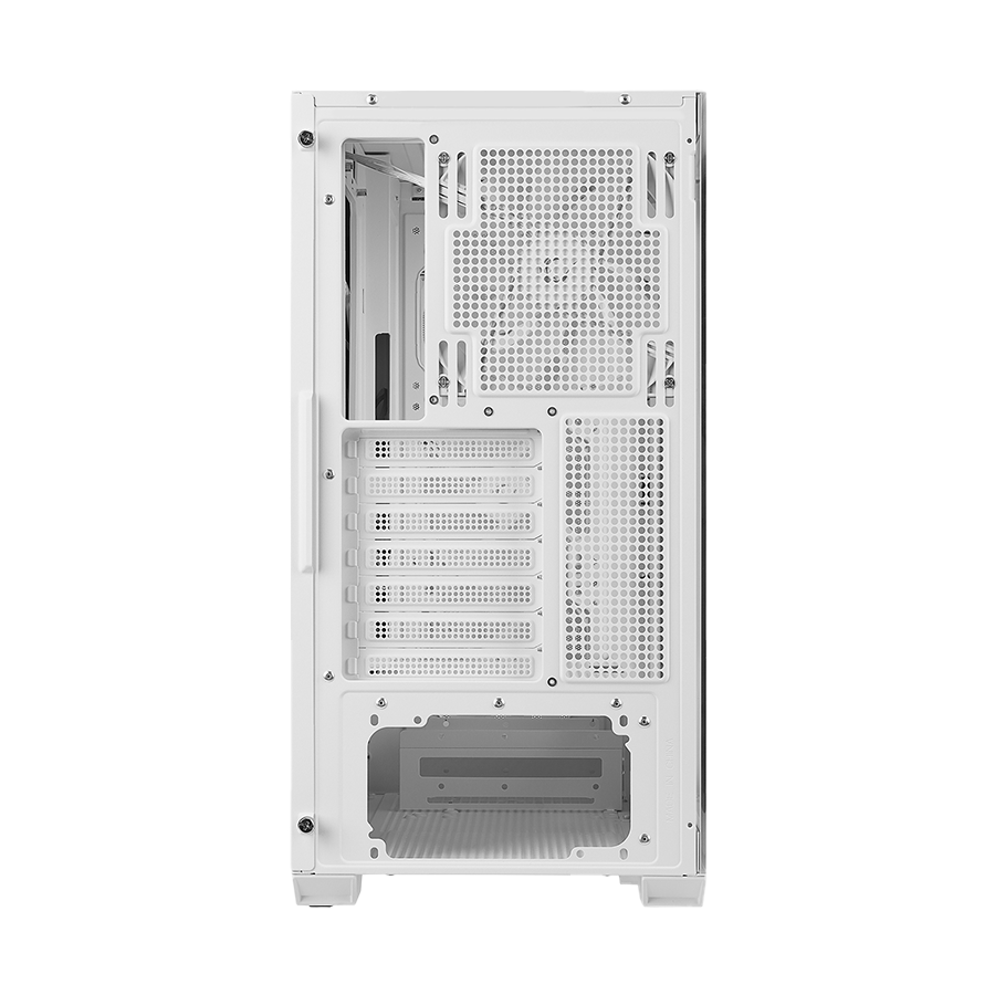 Kućište gaming RAMPAGE CRAFT White Mesh Type-C*1 Usb3.0*2 HD Audio 1*14CM 3*12CM ARGB Fan ATX Mid-T, 39988