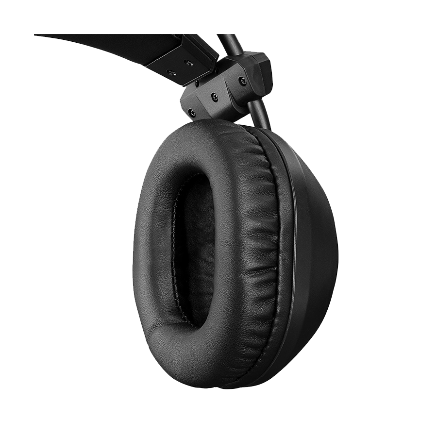 Slušalice sa mikrofonom gaming RAMPAGE RM-K19 RAGING PLUS Black USB 7.1 Version RGB Led Gaming Headset with Microphone, 32915