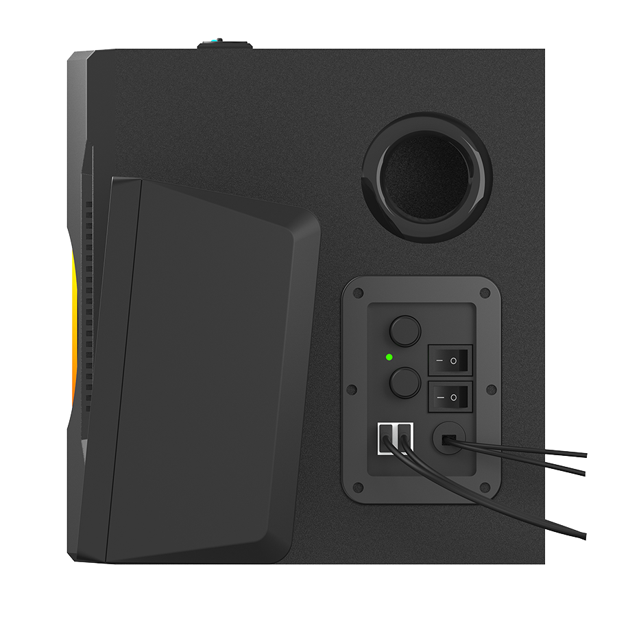 Zvučnici 2.1 gaming Mikado MD-254 2 1 25W (5W*2 15W) USB SD FM FM Bluetooth supported RGB sound system, 40116