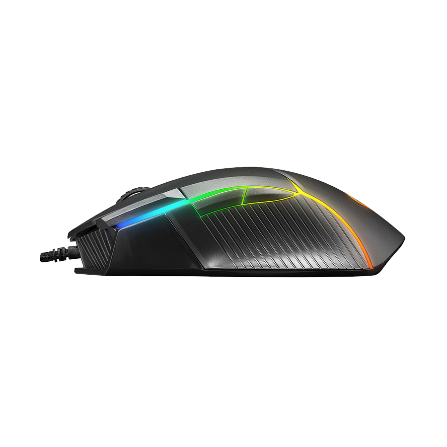 Miš gaming RAMPAGE SMX-G39 COMFORT Usb 8D+ Extra Shot Button 7200dpi RGB Led Programable, 35496
