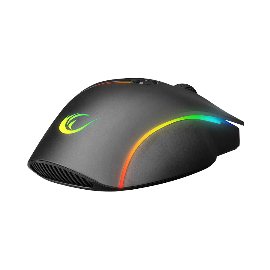 Miš gaming RAMPAGE SMX-G39 COMFORT Usb 8D+ Extra Shot Button 7200dpi RGB Led Programable, 35496