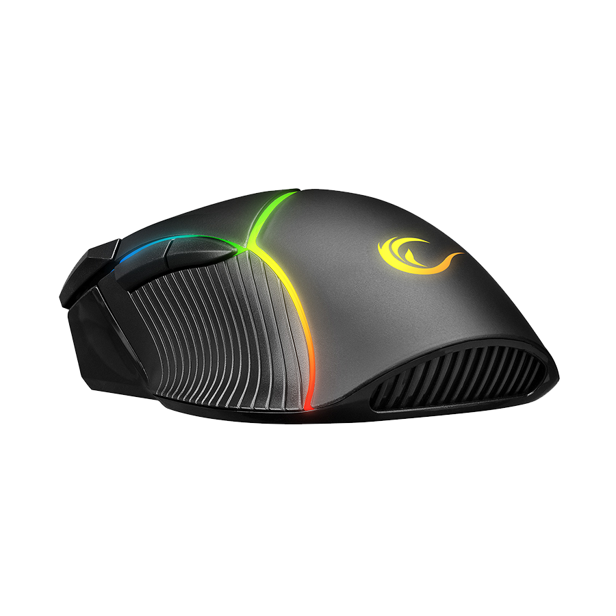 Miš gaming RAMPAGE SMX-G39 COMFORT Usb 8D+ Extra Shot Button 7200dpi RGB Led Programable, 35496