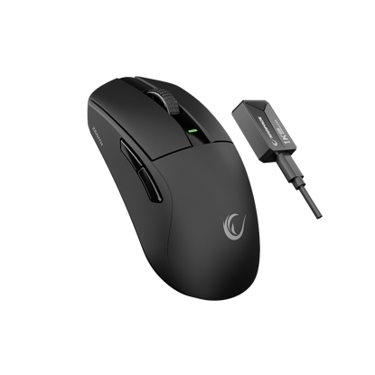 Miš gaming RAMPAGE Zenith Bt Wired 2.4g White Wireless Paw3395 Nordic 52833 MCU, 41652