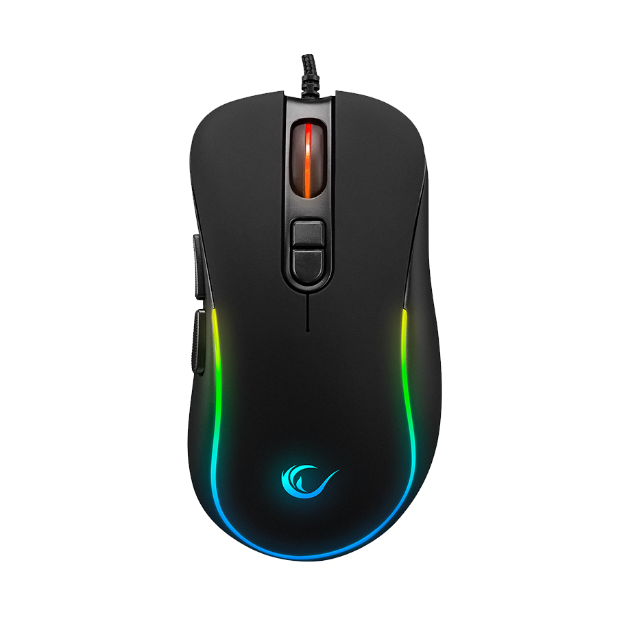Miš gaming RAMPAGE SMX-R47 X-Jammer V2 USB Black RGB Light 12800 DPI 1000 Hz, 35086