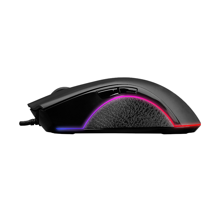 Miš gaming RAMPAGE SMX-R22 PhoenIX V2 Black, 7 key RGB 12800DPI, 31393
