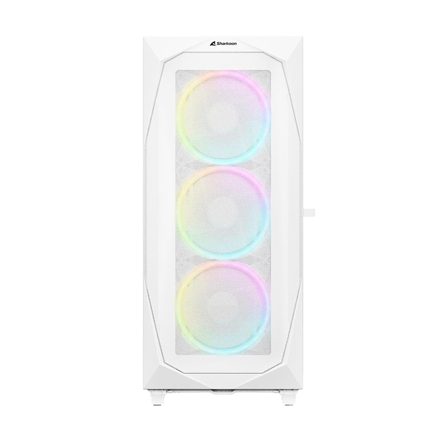 Kućište SHARKOON gaming, REV300 White, RGB, E-ATX, ventilator 3x140mm, 4x120 mm