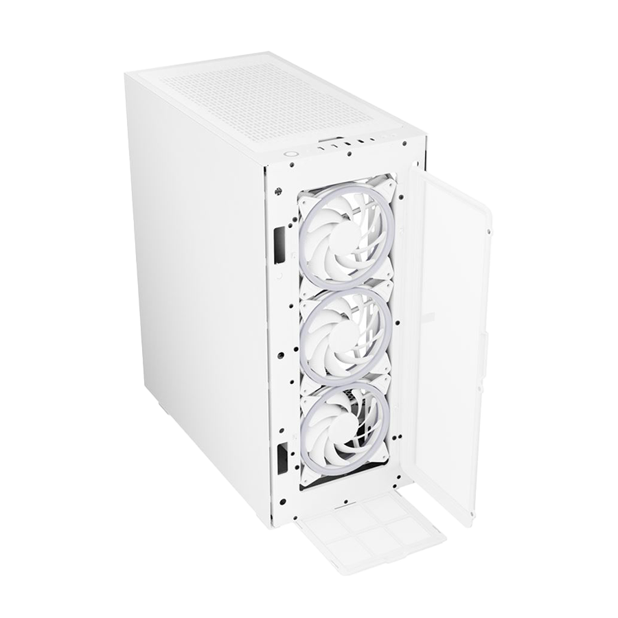 Kućište SHARKOON gaming, REV300 White, RGB, E-ATX, ventilator 3x140mm, 4x120 mm