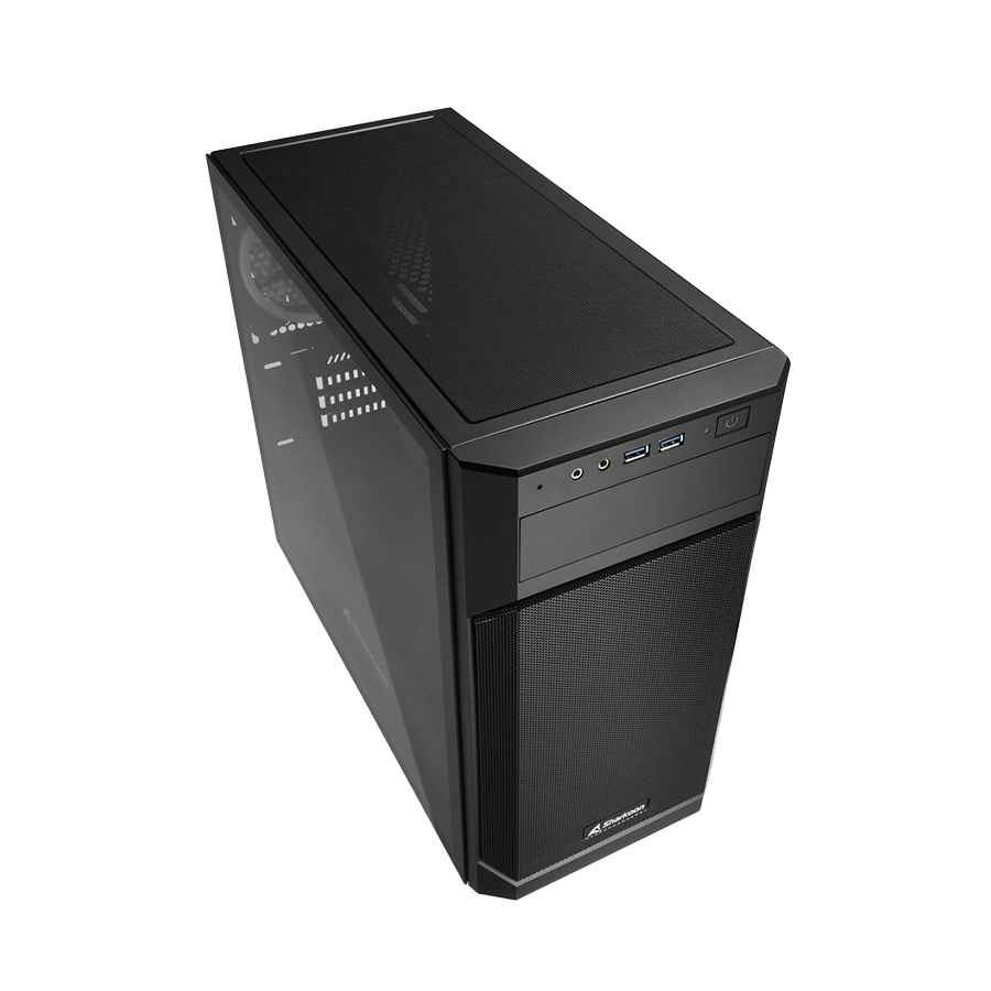 Kućište SHARKOON gaming, V1000 RGB, ventilator 3x 120mm, USB 3.0, mATX