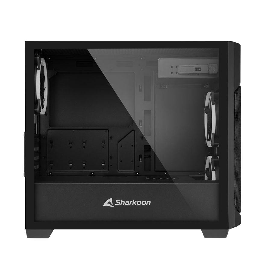 Kućište SHARKOON gaming, V1000 RGB, ventilator 3x 120mm, USB 3.0, mATX
