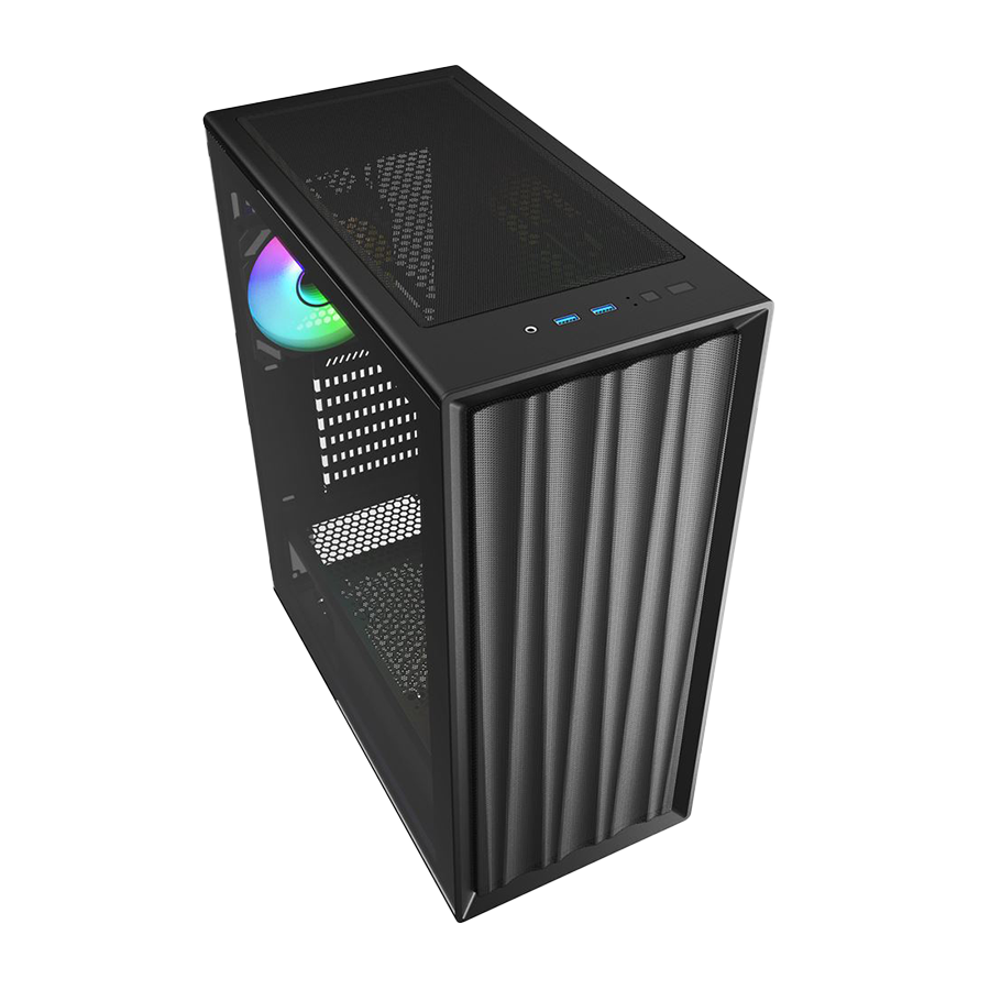 Kućište SHARKOON gaming, VK3 RGB Black ATX, ventilator 4x120mm