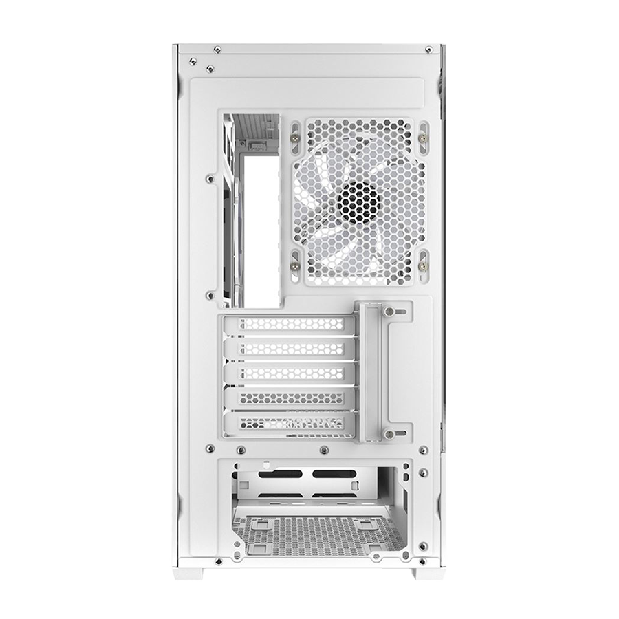 Kućište SHARKOON gaming, MK6 RGB White mATX, ventilator 3x120mm