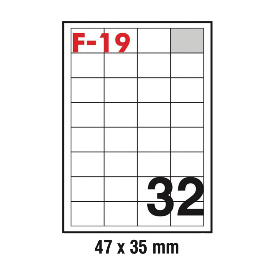 NALJEPNICA 47 X 35 FORNAX F-19 ,100/1